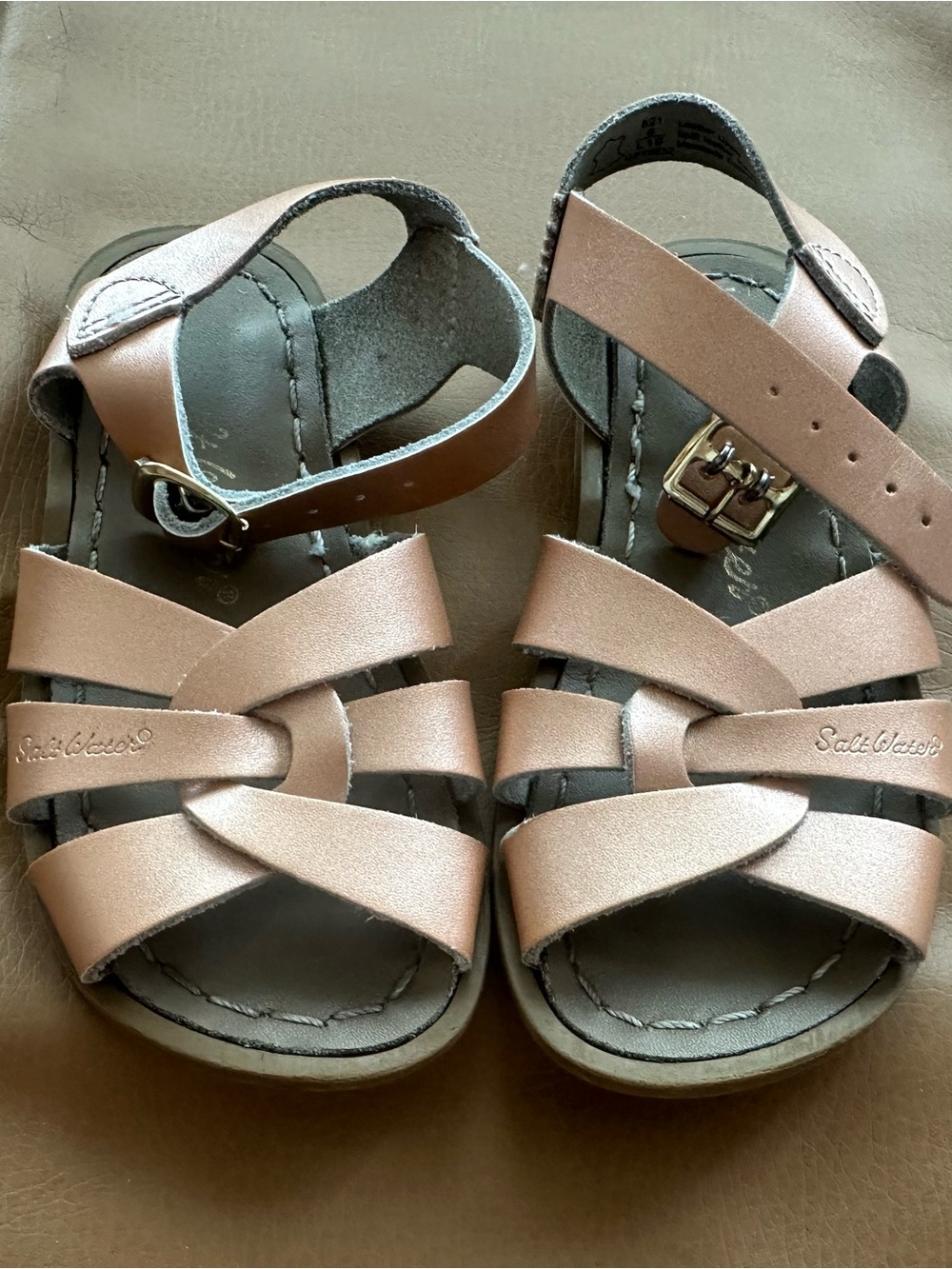 Salt Water Sandals in Rose Gold